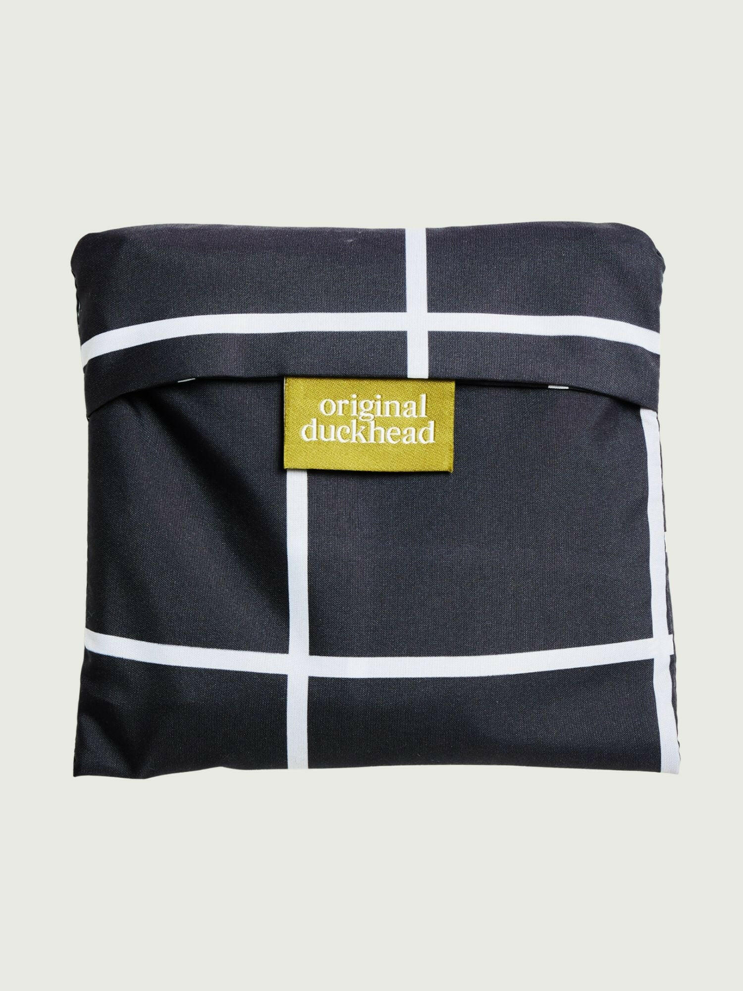Black Grid Reusable Bag - Image 5