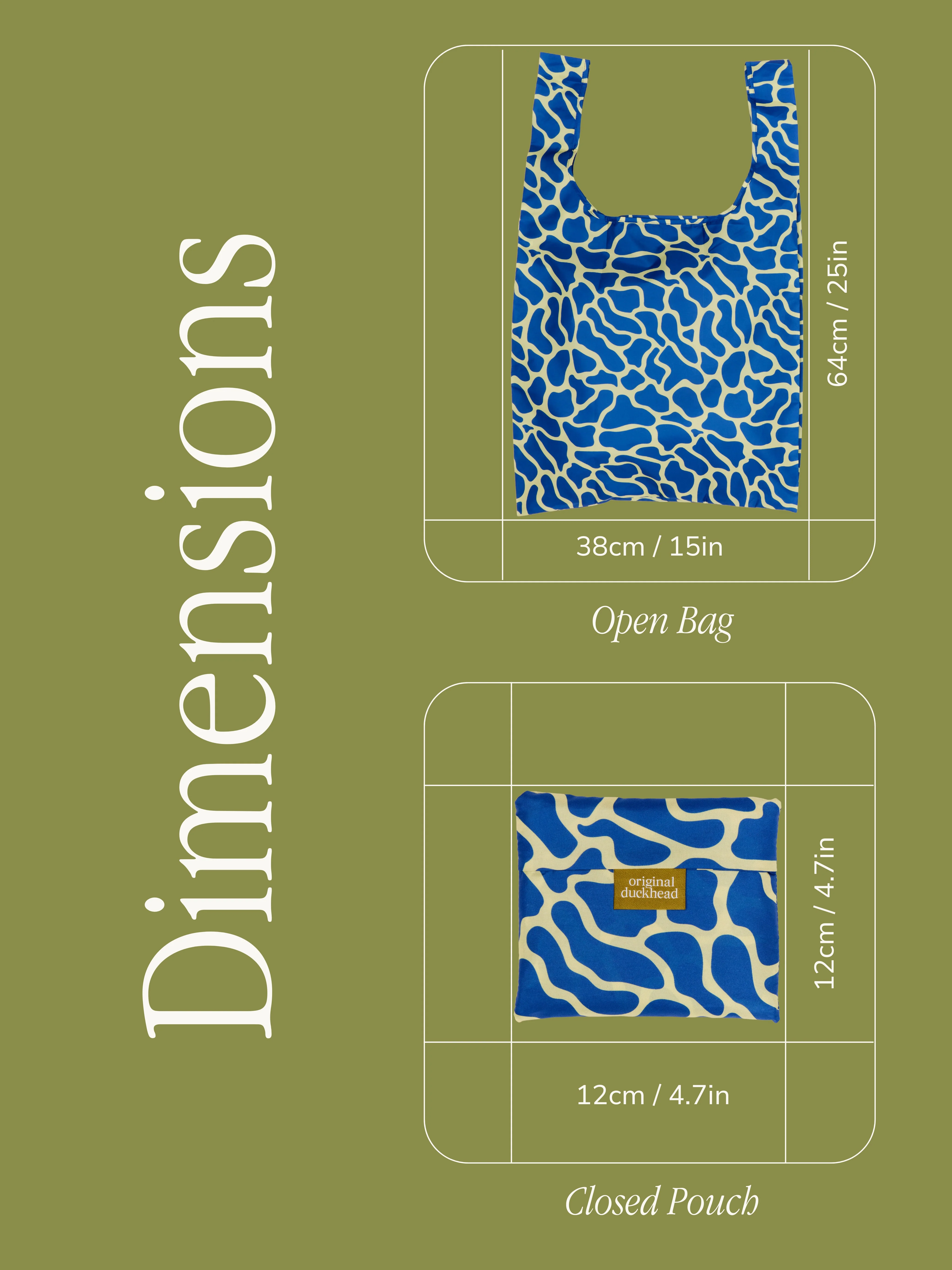 Blue Ripples Reusable Bag - Image 8