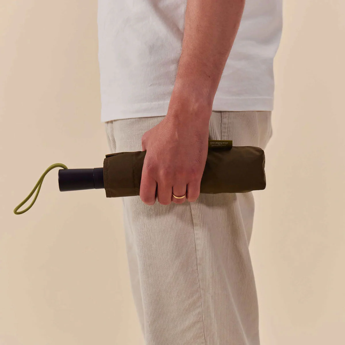 Dark Olive Umbrella with Auto Open-Close - Image 12