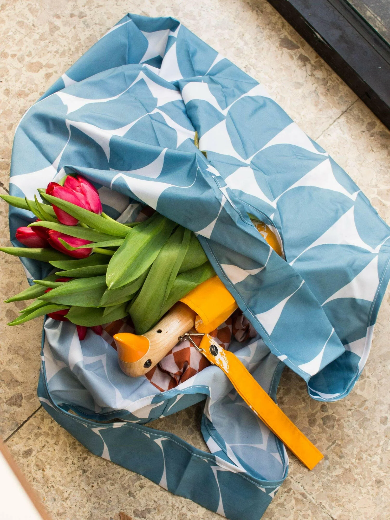 Denim Moon Reusable Bag - Image 4