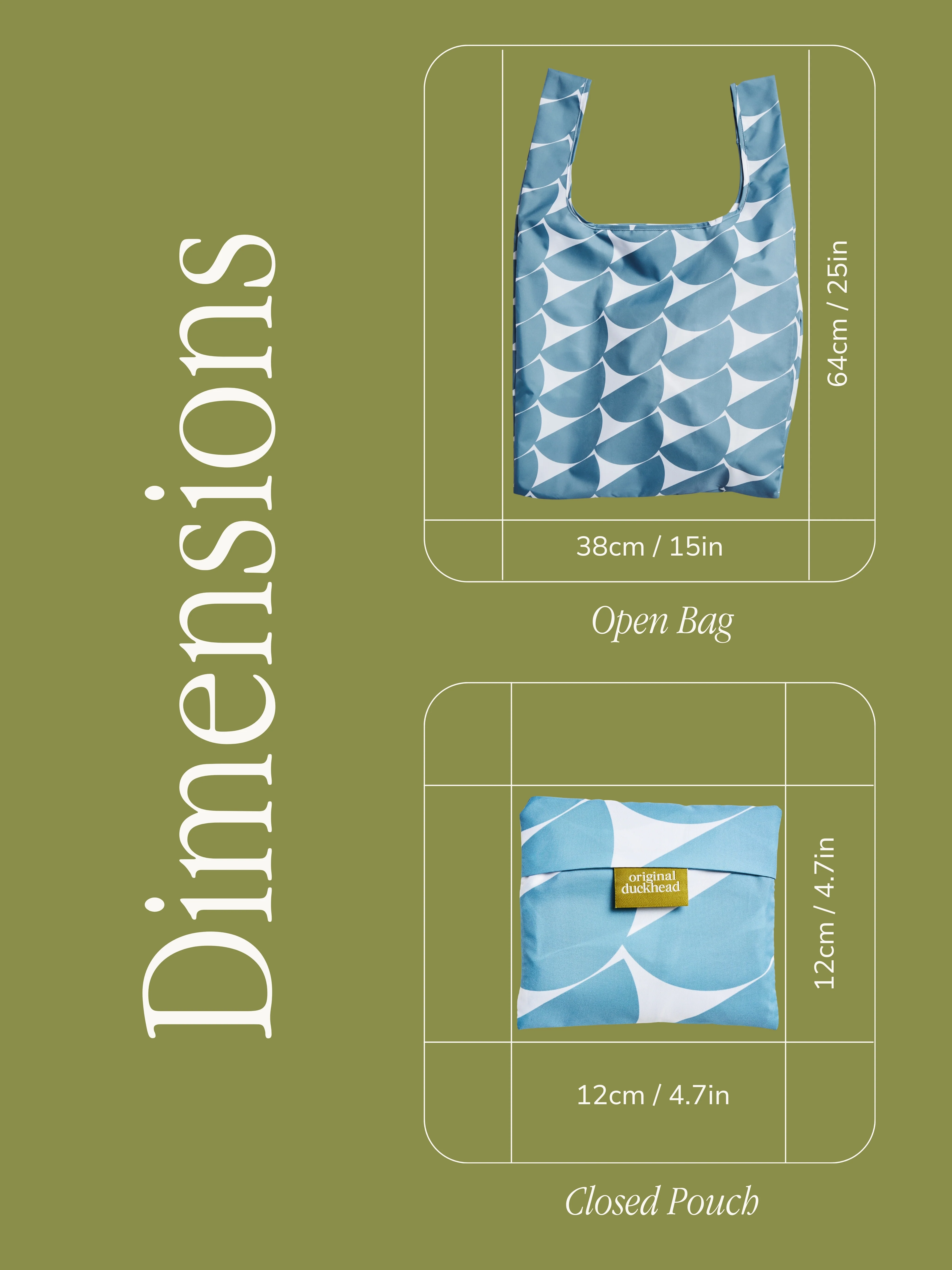 Denim Moon Reusable Bag - Image 8