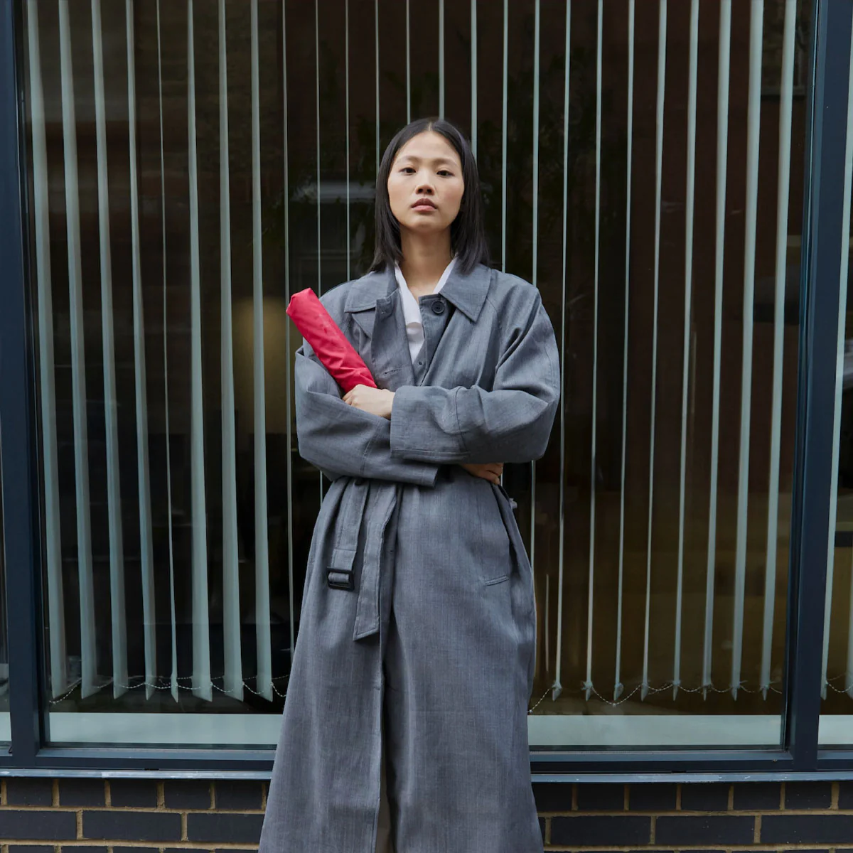 Magenta Umbrella with Auto Open-Close - Image 5