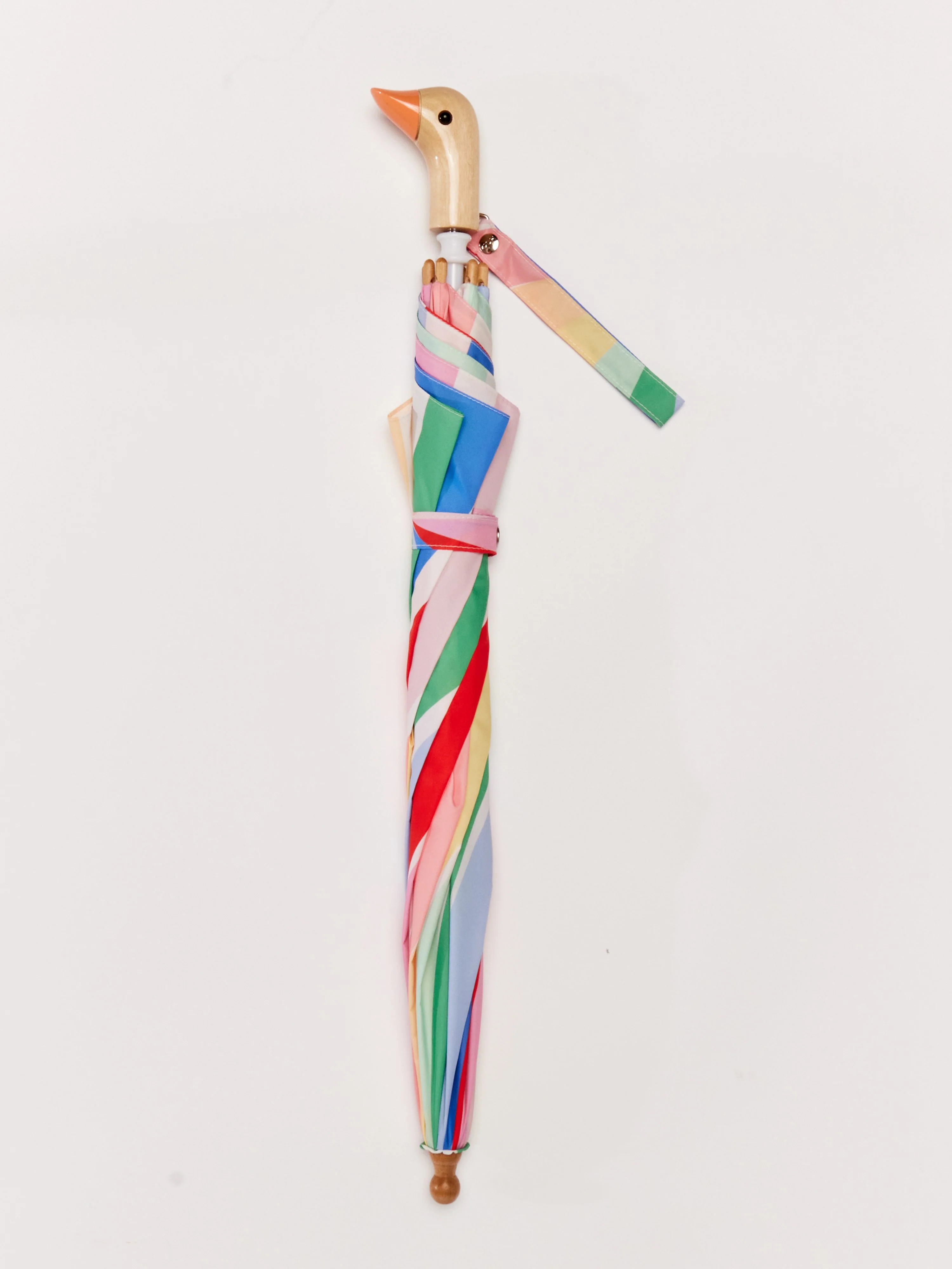 Original Duckhead x Meri Meri Rainbow Stripes Duckling Umbrella - Image 3