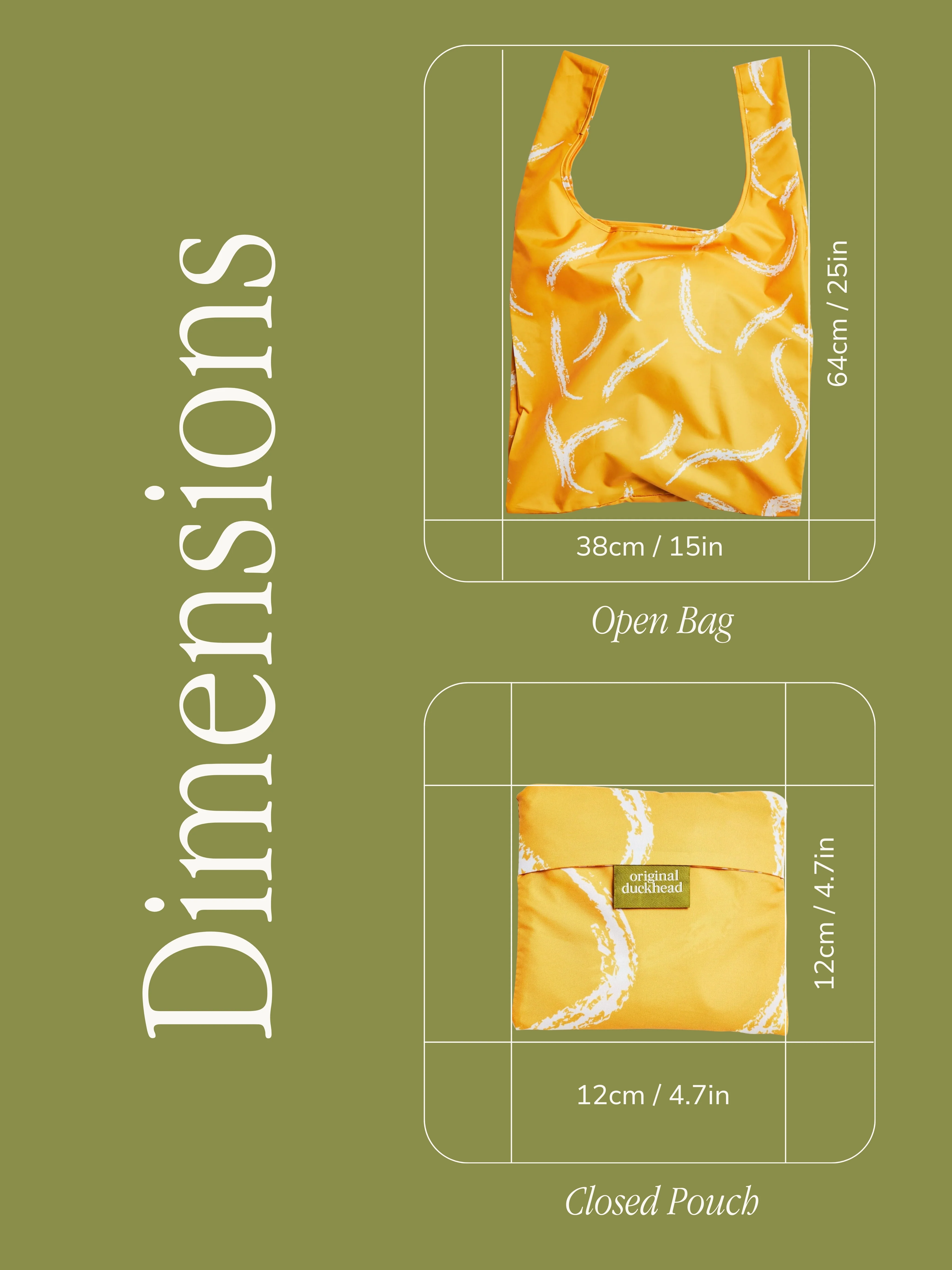 Saffron Brush Reusable Bag - Image 8