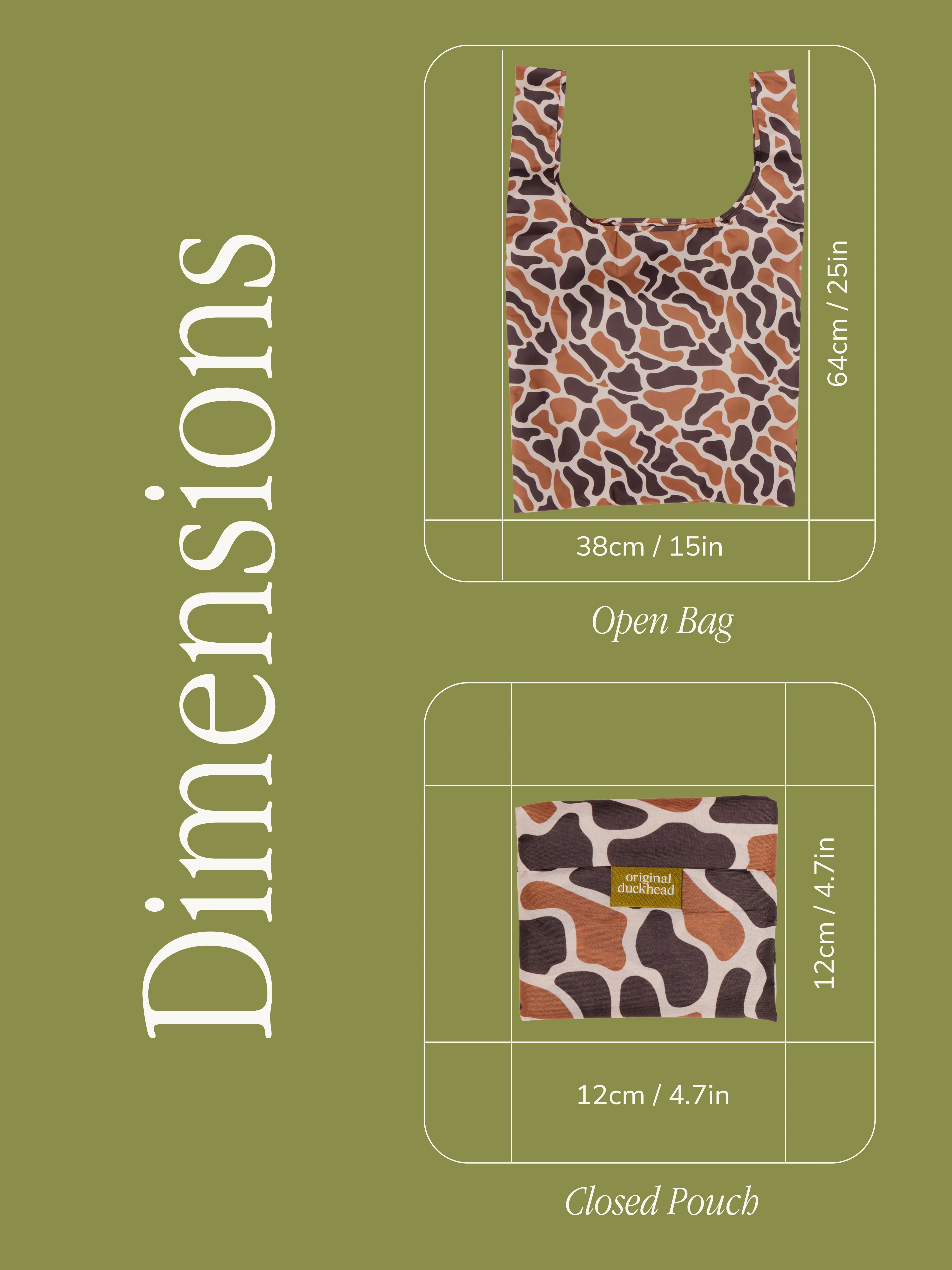 Taupe Ripples Reusable Bag - Image 8